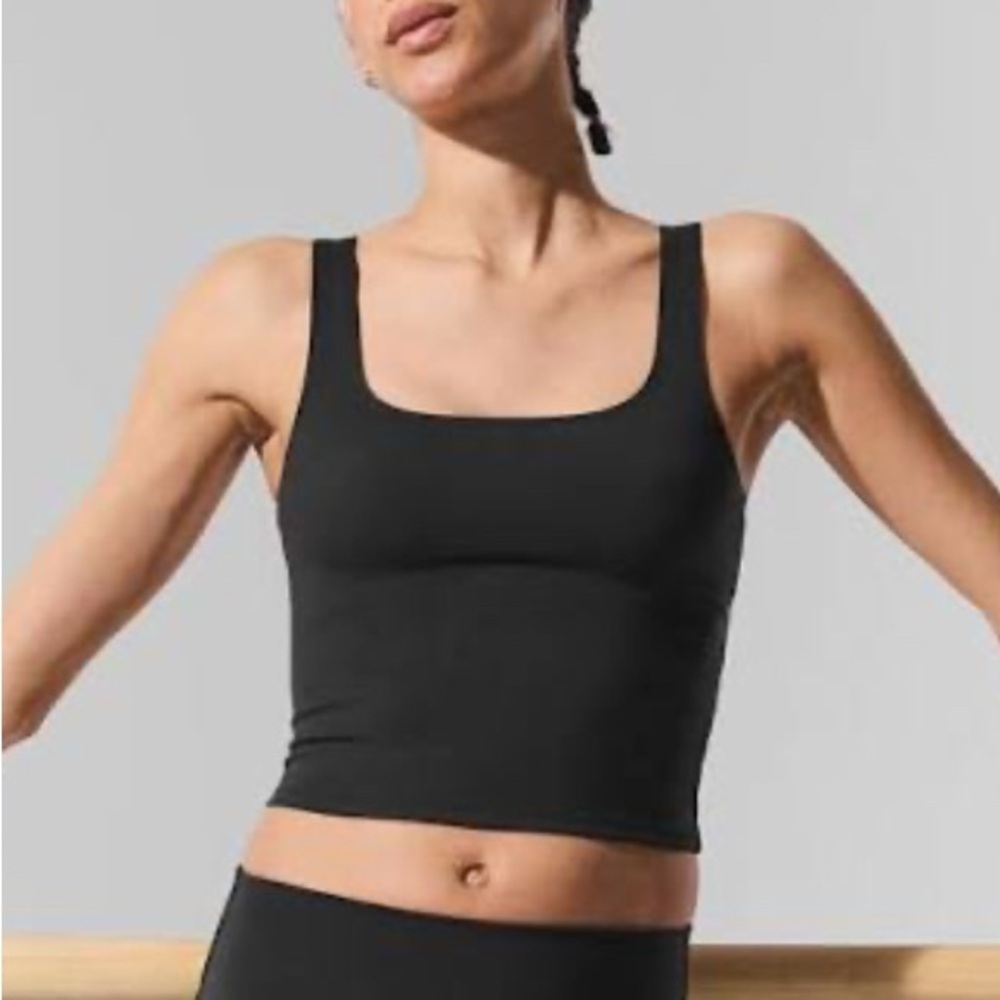 ALO Yoga Black Softsculpt Tank
